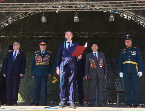 Празднование Дня Победы в Луге